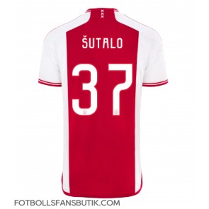 Ajax Josip Sutalo #37 Replika Hemmatröja 2023-24 Kortärmad